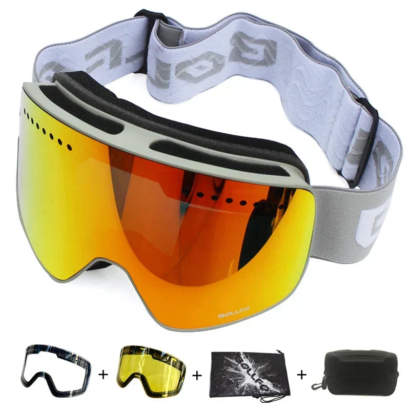 Polarized Lens Ski Goggle Bundle