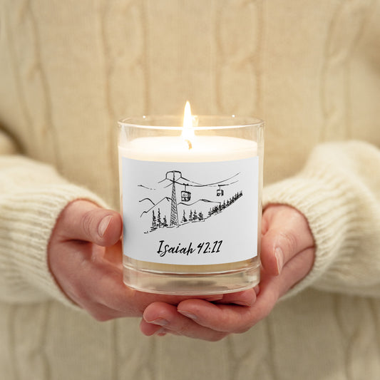 Isaiah 42:11 Candle (Unscented)