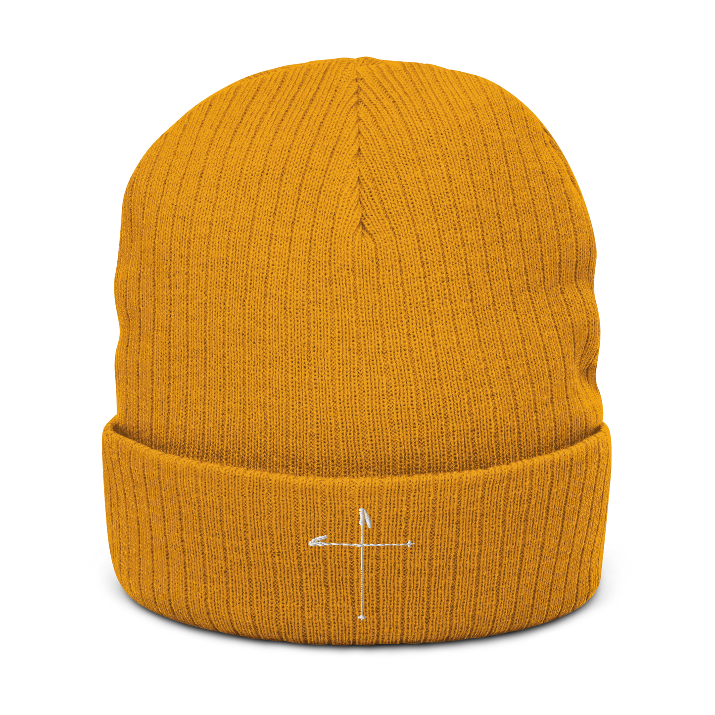 Ski Pole Cross Beanie