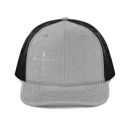 Ski Pole Cross Trucker Cap